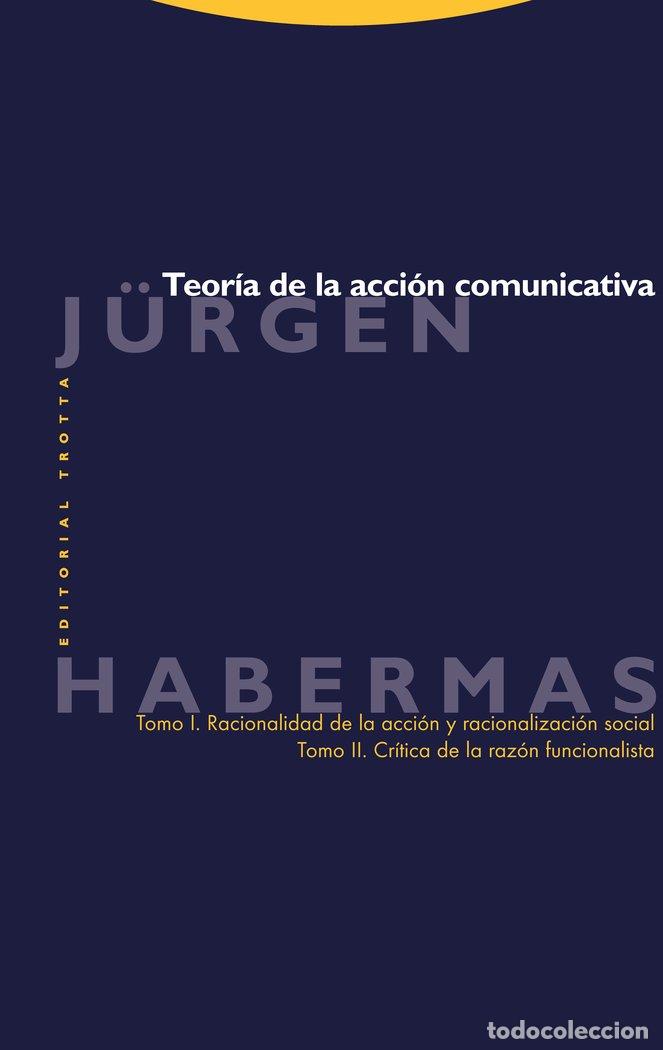 Libros: TEORIA DE LA ACCION COMUNICATIVA - HABERMAS, JURGEN