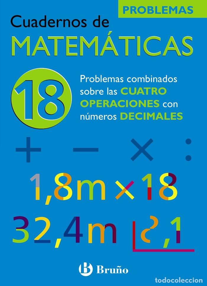 Libri: CUADERNO MATEMATICAS 18 NE 06 BRUMAT29E - AA.VV