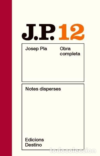 books: NOTES DISPERSES - JOSEP PLA