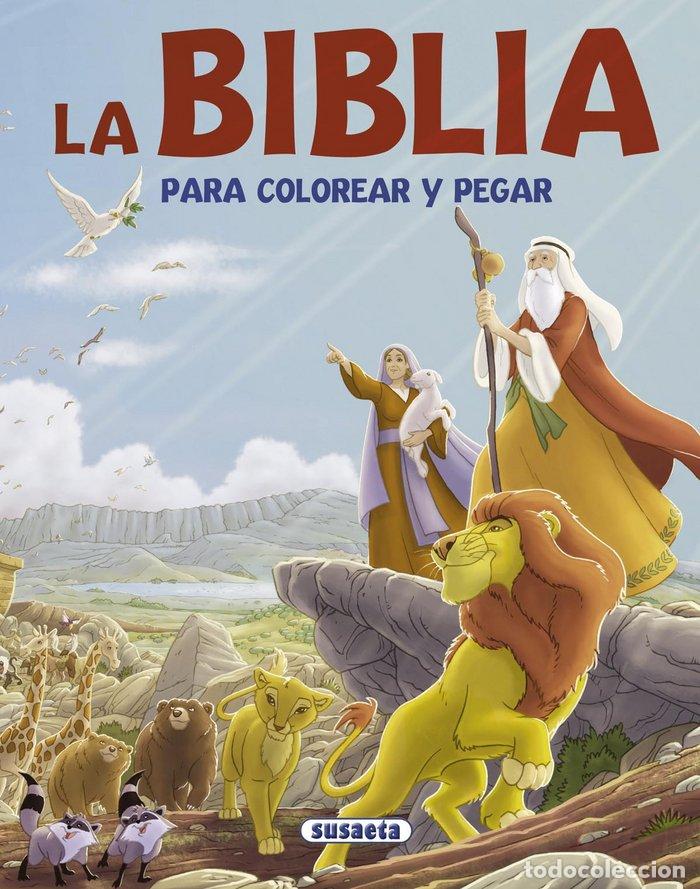 Libros: LA BIBLIA PARA COLOREAR Y PEGAR - Cuadernos y kits interactivos y de actividades para ninos y ninas