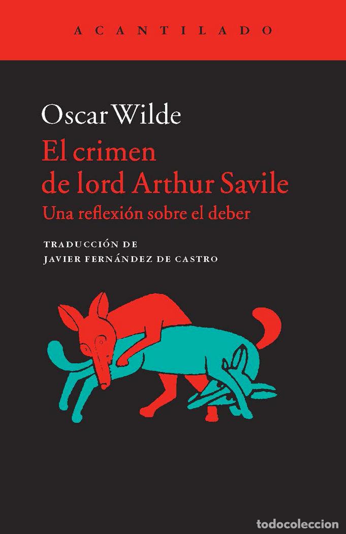 Libros: CRIMEN DE LORD ARTHUR SAVILE,EL - WILDE, OSCAR