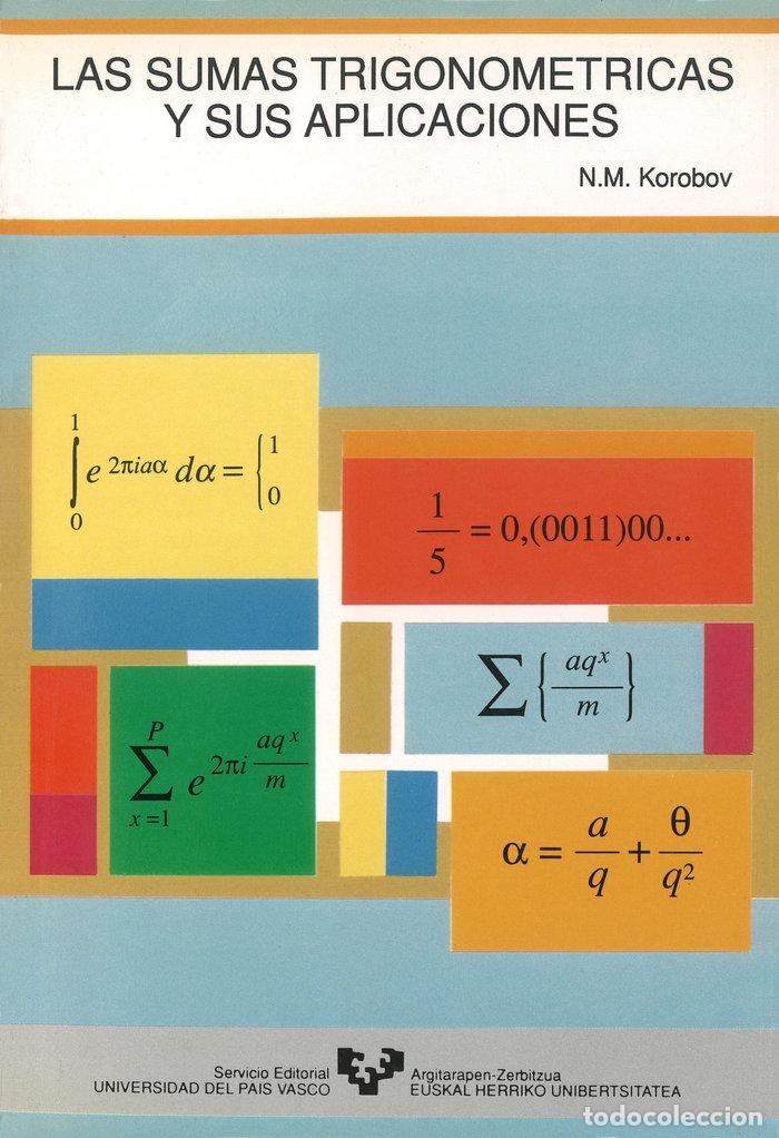 Libros: SUMAS TRIGONOMETRICAS Y APLICACIONES - KOROBOV, N.M.