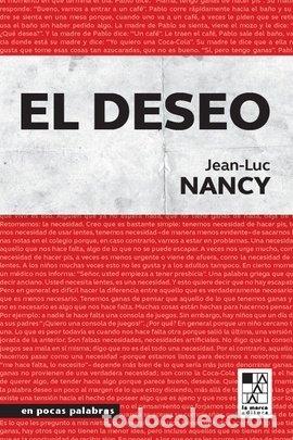 books: EL DESEO - NANCY, JEAN LUC