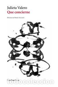 books: QUE CONCIERNE - VALERO, JULIETA