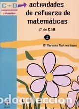Livros: ACTIVIDADES REFUERZO DE MATEMATICAS 2&ordm;ESO CUADERNO 2 - MARTINEZ LOPEZ, MERCEDES