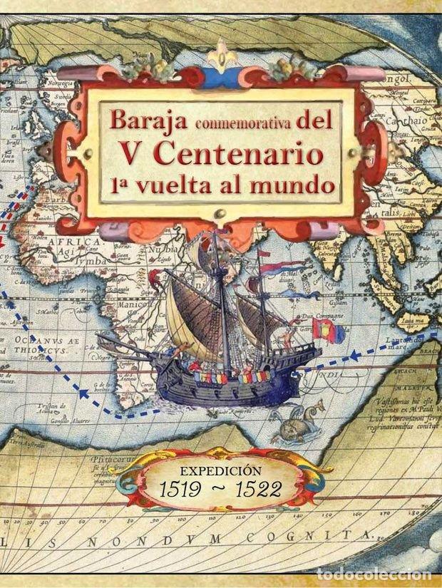 Livres: BARAJA CONMEMORATIVA V CENTENARIO DE LA 1&ordf; VUELTA AL MUNDO. - .