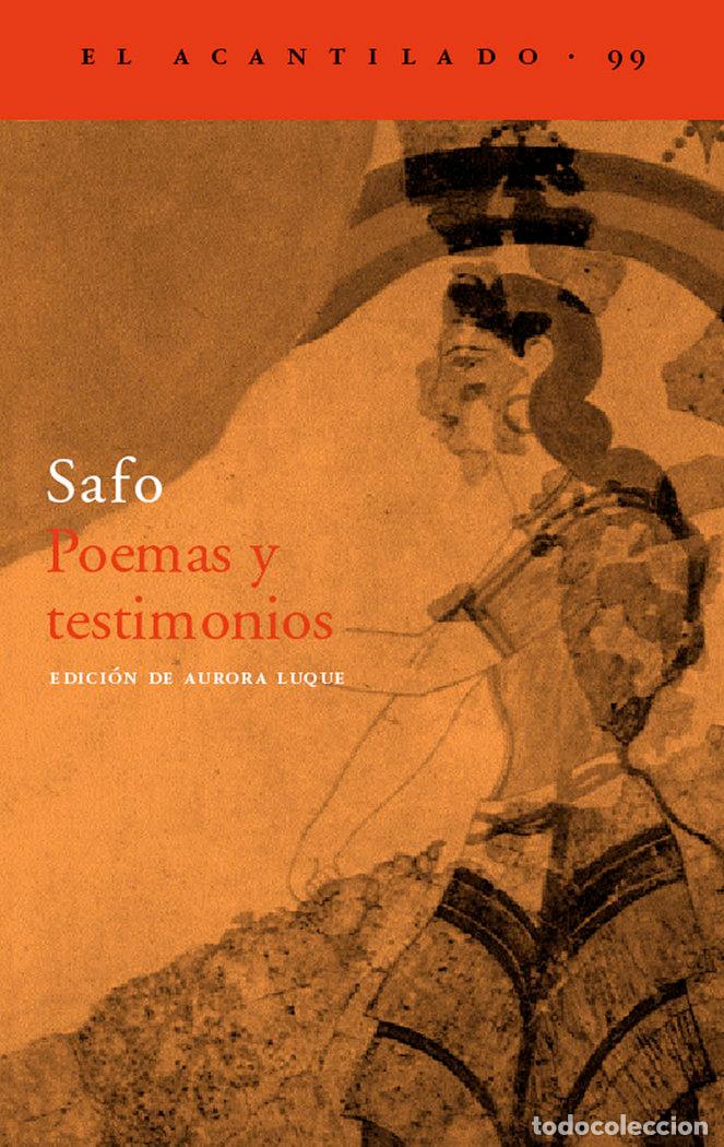 Libri: POEMAS Y TESTIMONIOS - SAFO