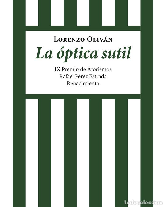 Livros: OPTICA SUTIL,LA - OLIVAN, LORENZO