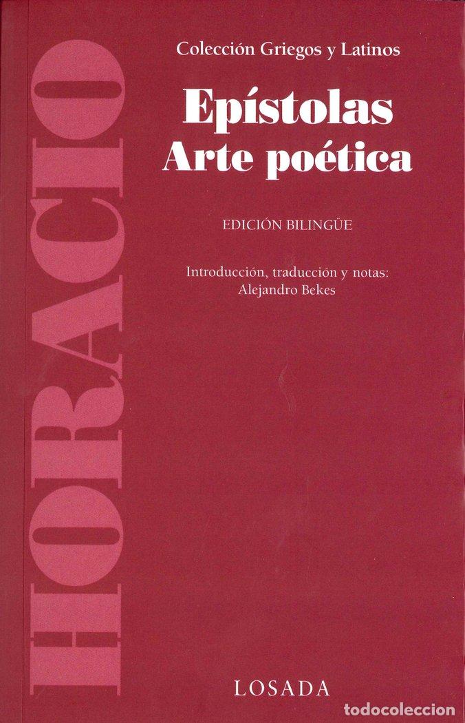 books: EPISTOLAS ARTE POETICA BILINGUE - HORACIO, QUINTO FLACO