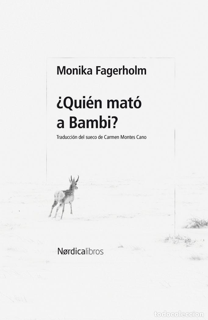 books: QUIEN MATO A BAMBI - FAGERHOLM, MONIKA