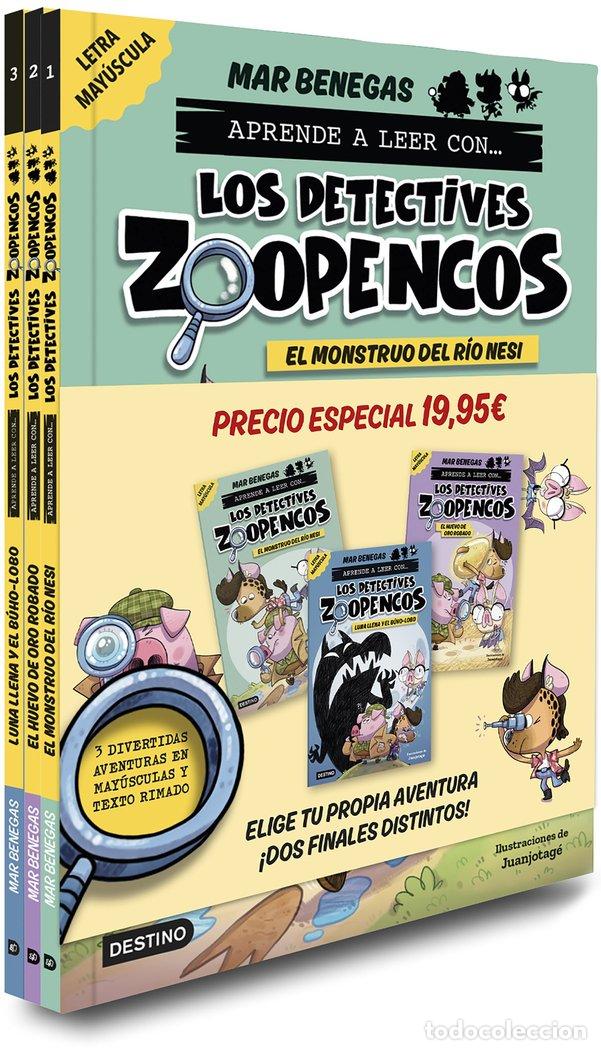 B&uuml;cher: PACK SIMPLE LOS DETECTIVES ZOOPENCOS 1-3 EN LETRA - MAR BENEGAS