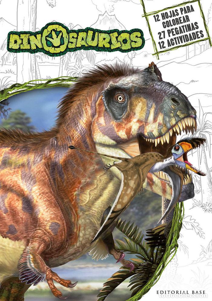 books: DINOSAURIOS ACTIVIDADES PARA COLOREAR CON PEGATINAS - AA.VV