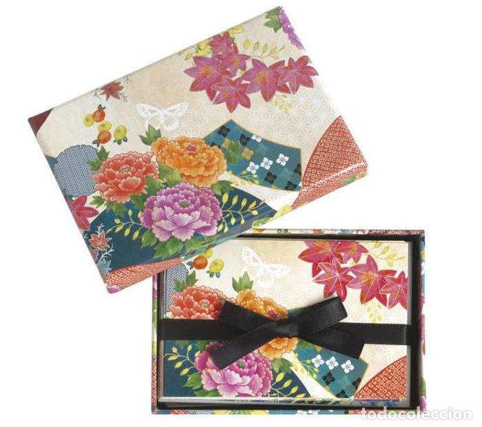 B&uuml;cher: CUADERNO MADAME BUTTERFLY TARJETAS Y SOBRES 2 FLOR COLO - .