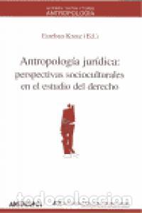books: ANTROPOLOGIA JURIDICA - KROTZ, ESTEBAN
