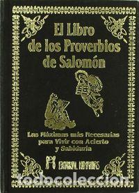 B&uuml;cher: LIBRO DE LOS PROVERBIOS DE SALOMON,EL - SALOMON