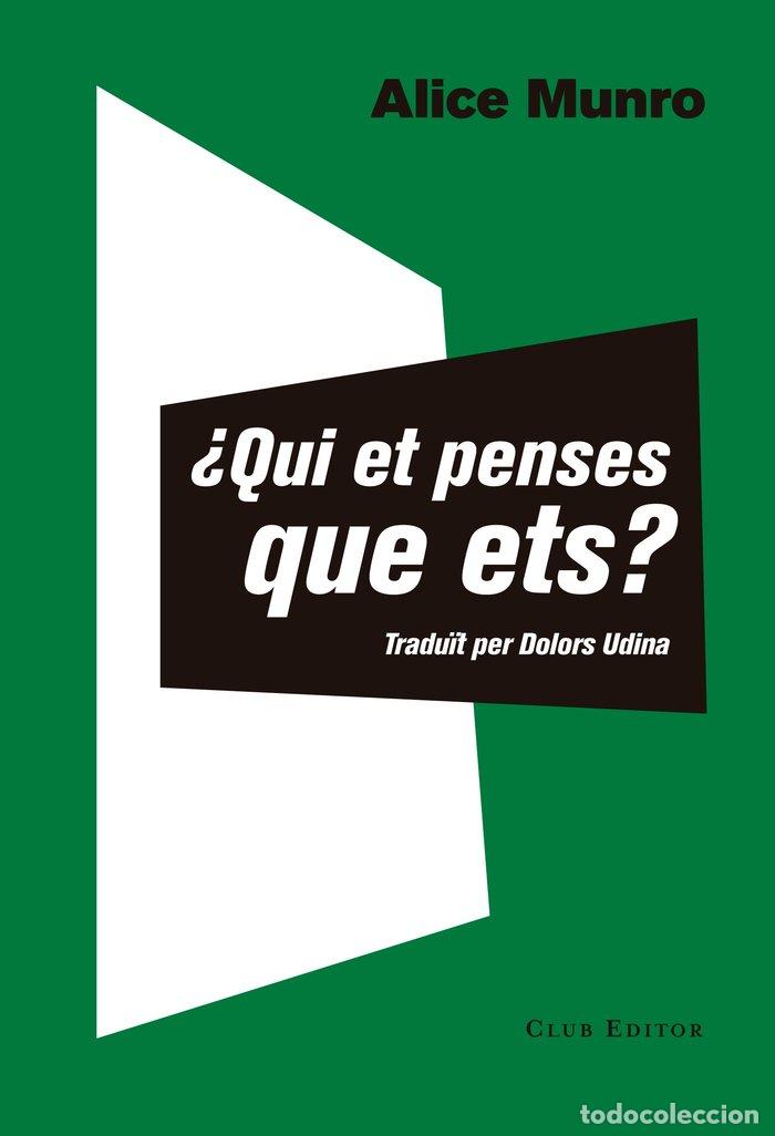 B&uuml;cher: QUI ET PENSES QUE ETS - MUNRO, ALICE