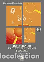 Libri: INVESTIGACIO EN CIENCIES HUMANES I SOCIALS. - AA.VV.