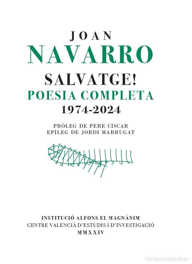 Livros: SALVATGE - NAVARRO TERCERO, JOAN