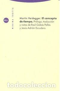 Libri: CONCEPTO DE TIEMPO,EL - HEIDEGGER, MARTIN