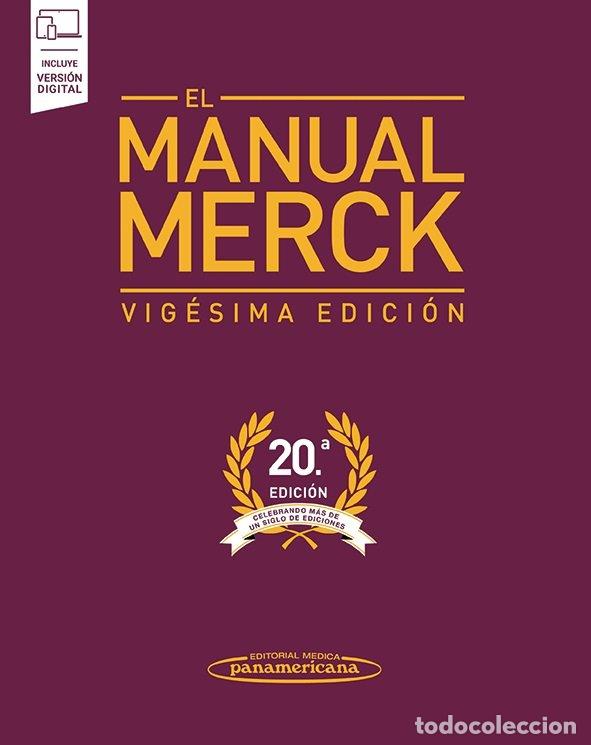 Libros: MERCK EL MANUAL MERCK 20&ordf;ED - AA.VV