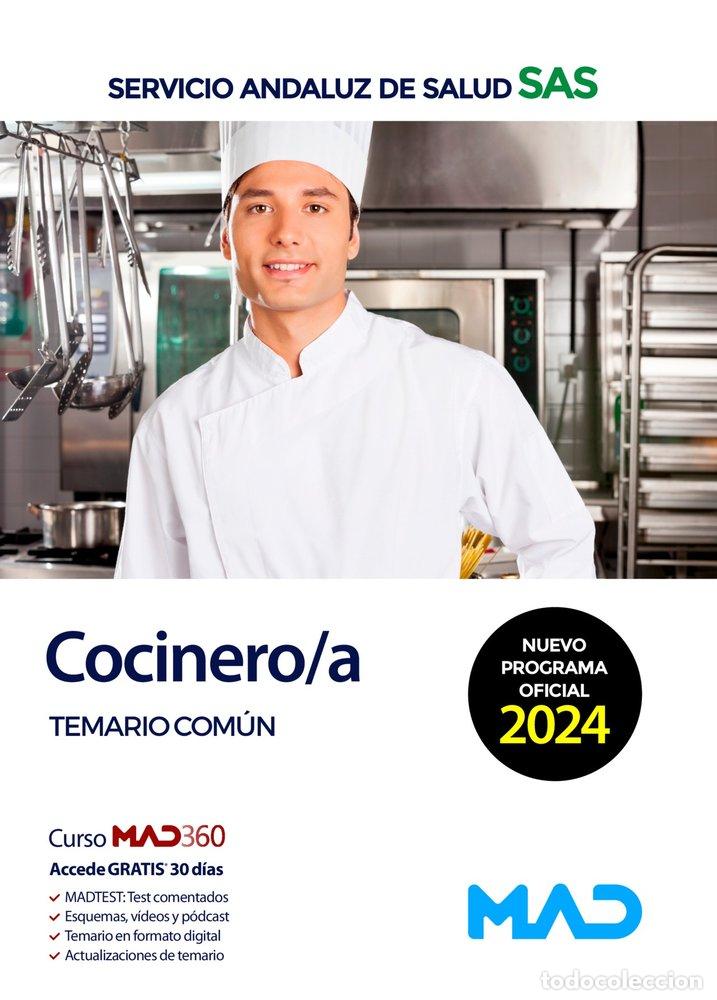 Libros: COCINERO/A SERVICIO ANDALUZ DE SALUD SAS TEMARIO COMUN - AA.VV.
