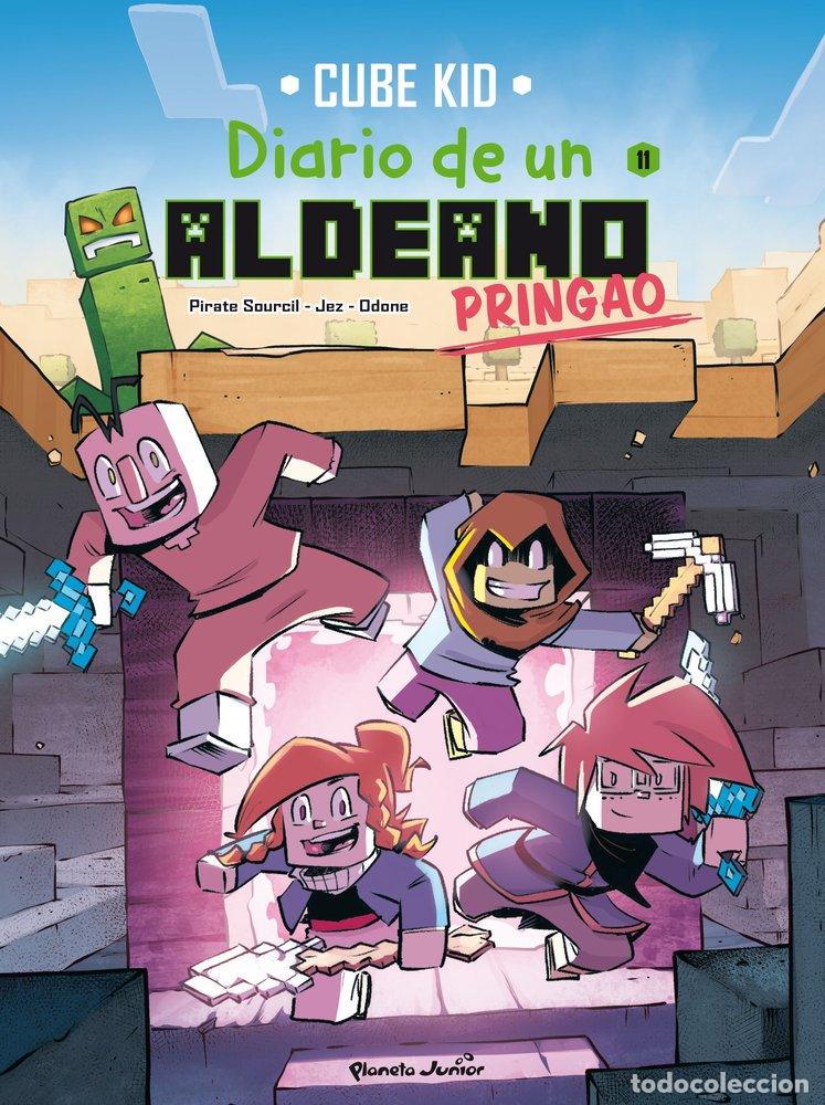 books: MINECRAFT DIARIO DE UN ALDEANO PRINGAO COMIC 11 - CUBE KID