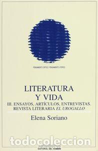 books: LITERATURA Y VIDA,III - SORIANO, ELENA
