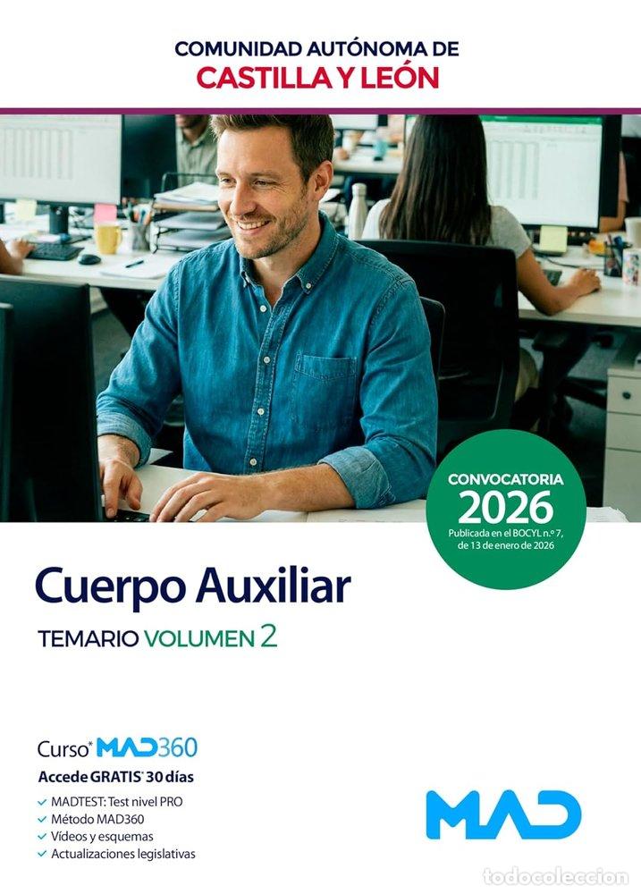 Libri: CUERPO AUXILIAR ADMINISTRACION TEMARIO 2 CASTILLA Y LEON - AA.VV