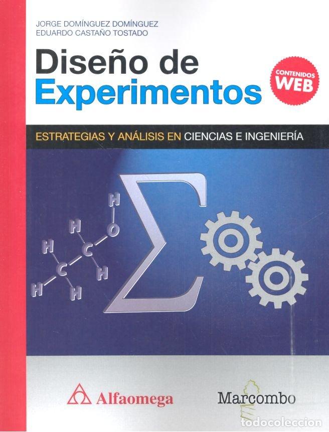 Livros: DISE&Ntilde;O DE EXPERIMENTOS ESTRATEGIAS Y ANALI - DOMINGUEZ, JORGE