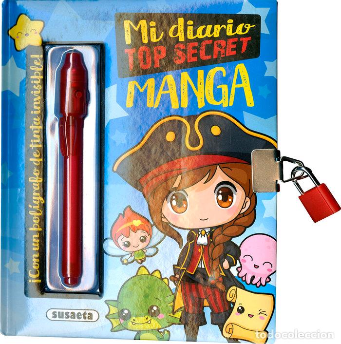 Libri: MI DIARIO TOP SECRET MANGA - SUSAETA EDICIONES