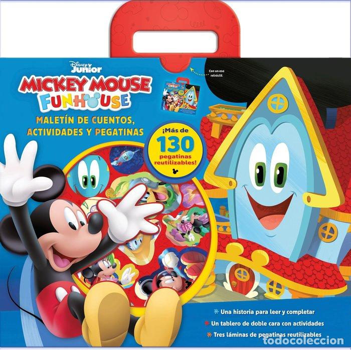 Libros: MICKEY MOUSE FUNHOUSE MALETIN DE CUENTOS ACTIVIDADES Y PEGAT - DISNEY