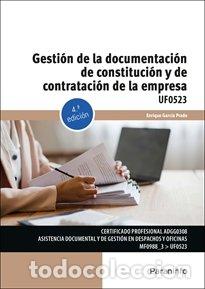 books: GESTION DE LA DOCUMENTACION DE CONSTITUCION Y DE CONTRATACIO - GARCIA PRADO, ENRIQUE