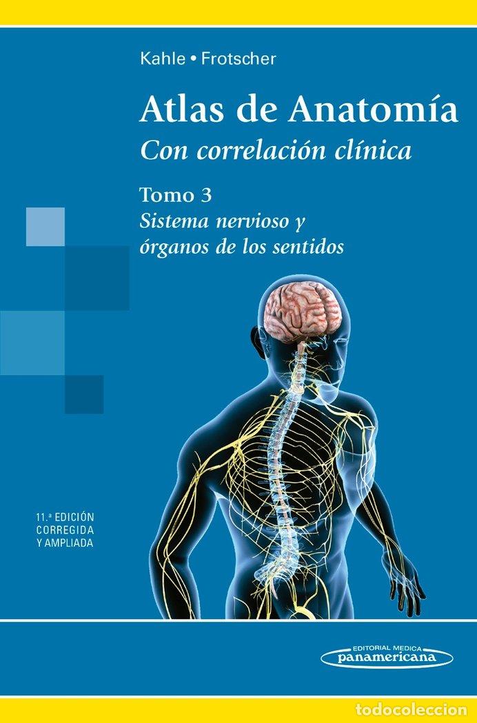 Livros: ATLAS DE ANATOMIA CON CORRELACION CLINICA TOMO 3 11&ordf;ED - KAHLE, WERNER