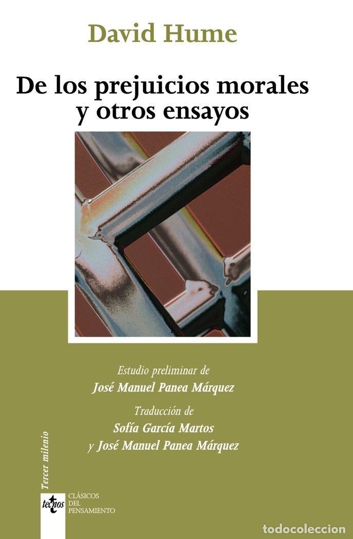 Libri: DE LOS PREJUICIOS MORALES Y OTROS ENSAYOS - HUME, DAVID