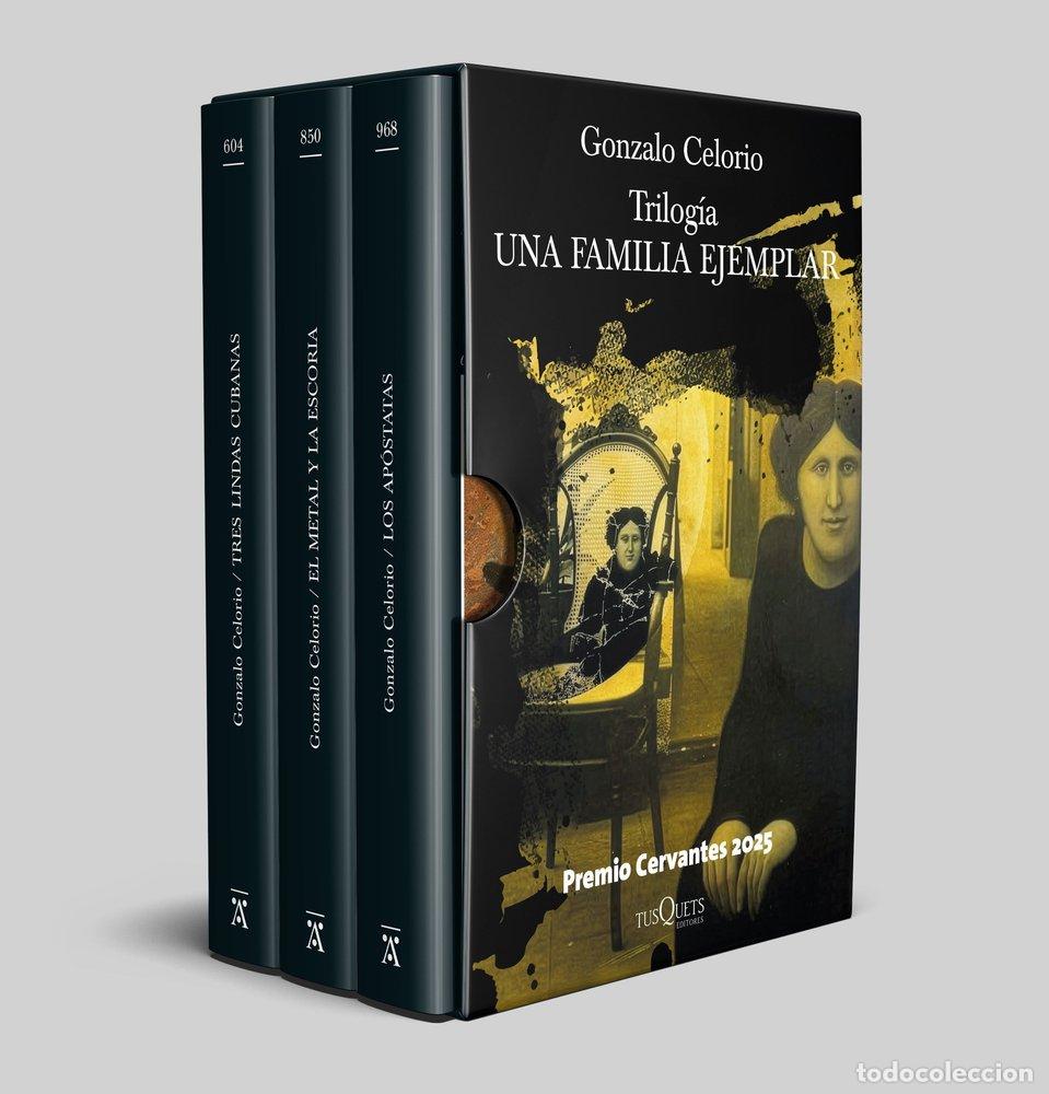 Libros: ESTUCHE UNA FAMILIA EJEMPLAR PREMIO CERVANTES 2025 - CELORIO, GONZALO