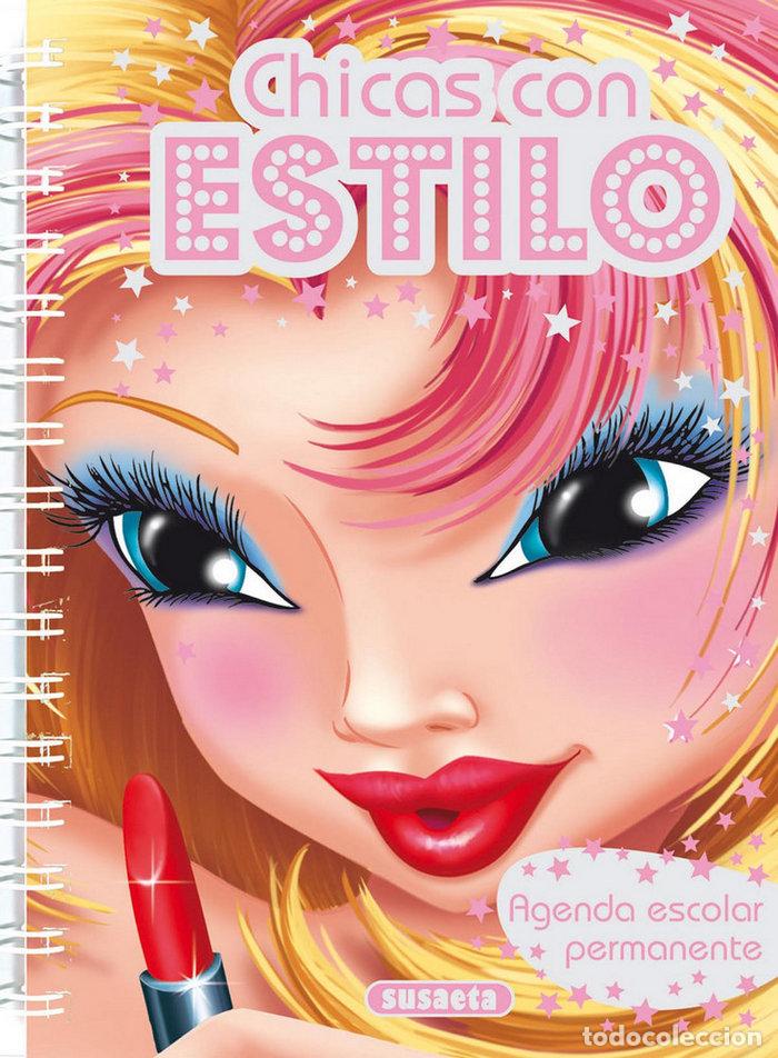 Libros: AGENDA ESCOLAR PERMANENTE CHICAS CON ESTILO 2 - AA.VV.