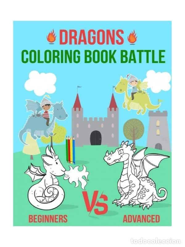 books: DREAMSWORKS DRAGONS BATTLES COLOURING BOOK - AA.VV