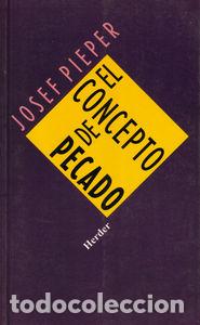 Livres: CONCEPTO DEL PECADO, EL - PIEPER