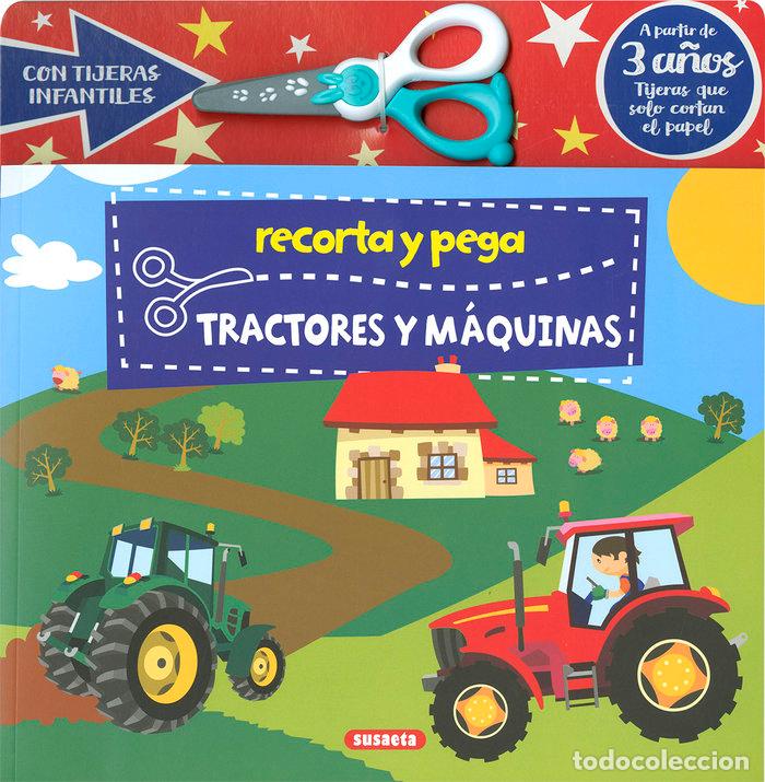 Libros: RECORTA Y PEGA TRACTORES Y MAQUINAS - SUSAETA EDICIONES