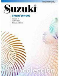 Livros: SUZUKI. VIOLIN SCHOOL VOL 4. REVISED EDITION - SUZUKI