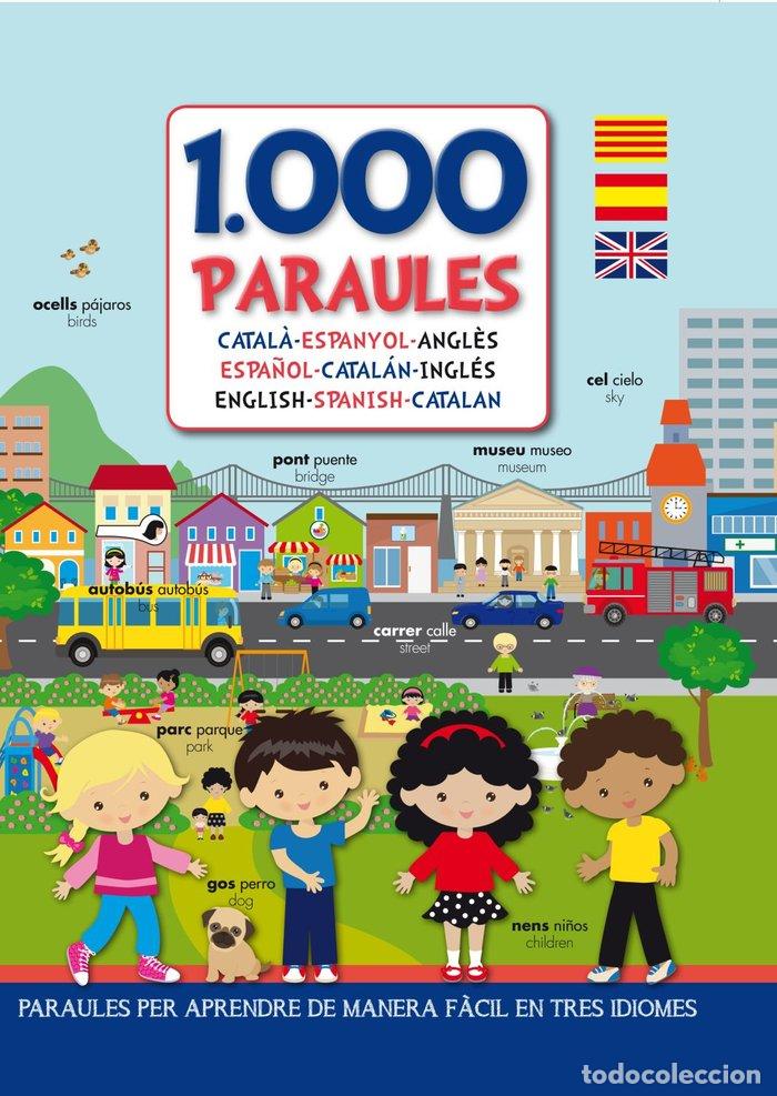 Libros: 1000 PARAULES. CATALA-ESPANYOL-ANGLES - MEGA EDITIONS