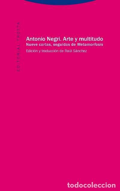 B&uuml;cher: ARTE Y MULTITUDO - NEGRI, ANTONIO