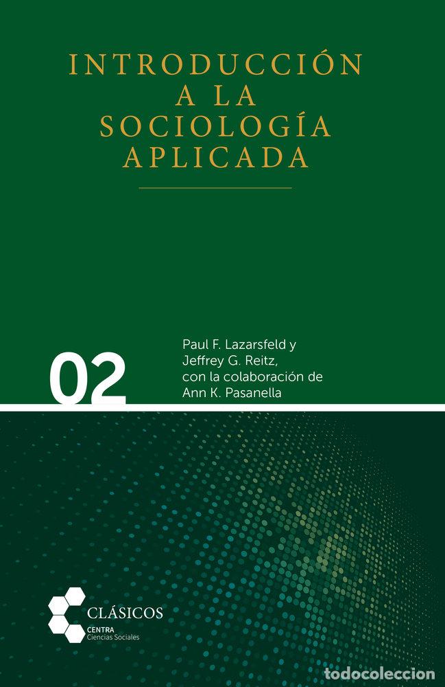 Libros: INTRODUCCION A LA SOCIOLOGIA APLICADA - F LAZARSFELD, PAUL