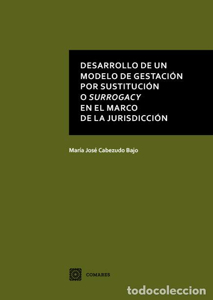 Libros: DESARROLLO DE UN MODELO DE GESTACION POR SUSTITUCION O SURR - CABEZUDO BAJO, MARIA JOSE