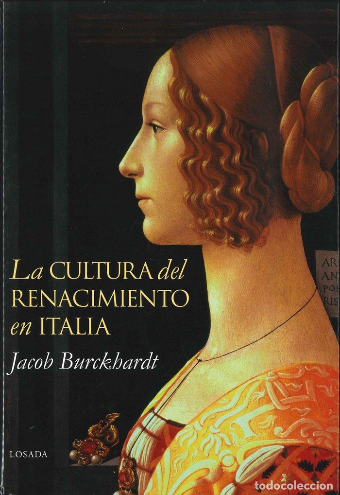 Livres: CULTURA DEL RENACIMIENTO EN ITALIA,LA - BURCKHARDT, JACOB