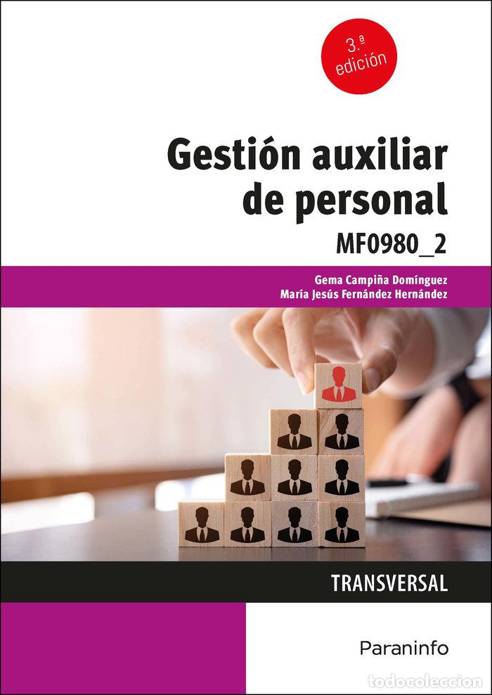 Livros: GESTION AUXILIAR DE PERSONAL MF0980_22 - FERNANDEZ HERNANDEZ, MARIA JES