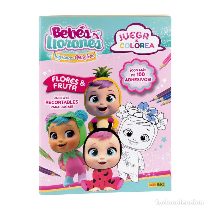 books: JUEGA Y COLOREA CON LOS BEBES FLORES & FRUTAS - IMC TOYS