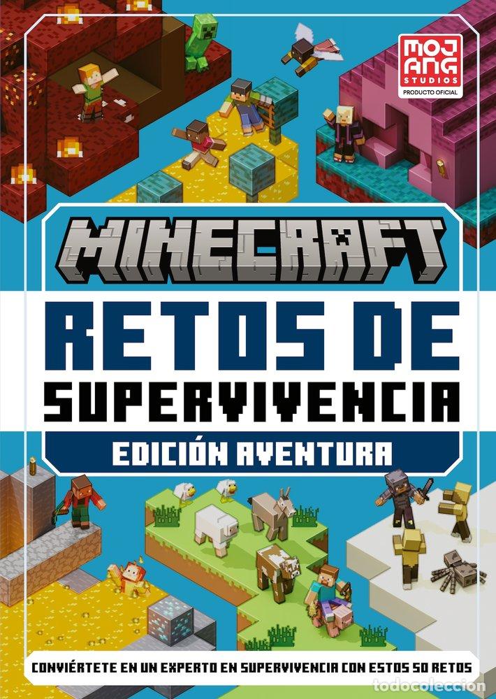 Libros: MINECRAFT OFICIAL RETOS DE SUPERVIVENCIA - MOJANG AB