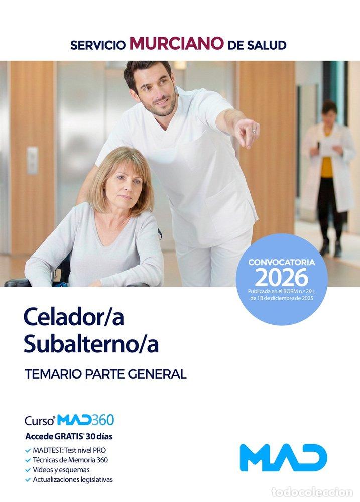 Livros: CELADOR/SUBALTERNO.TEMARIO GENERAL SERVICIO MURCIANO SALUD S - AA.VV