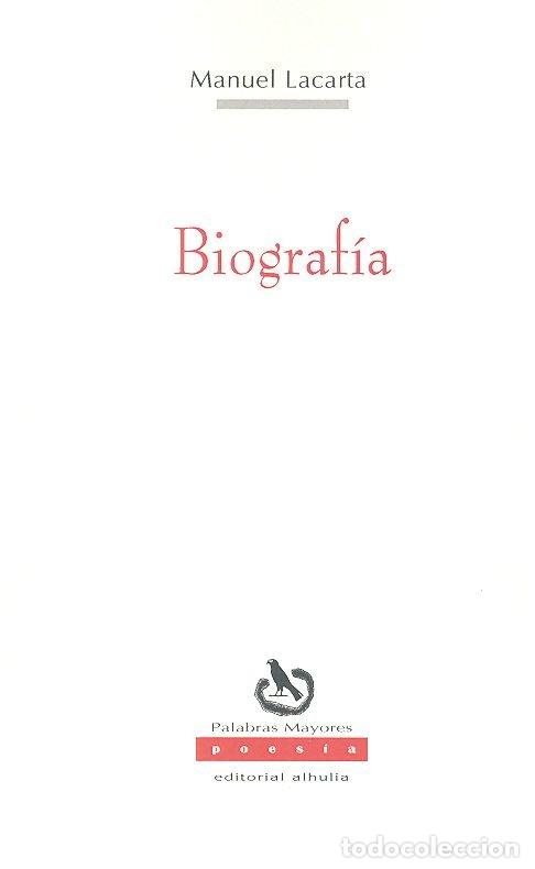 Libros: BIOGRAFIA - LACARTA, MANUEL